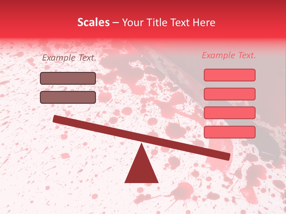 Psycho Blade Kill PowerPoint Template