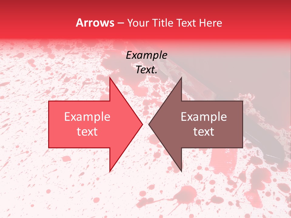 Psycho Blade Kill PowerPoint Template