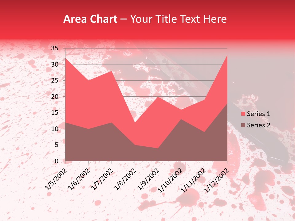 Psycho Blade Kill PowerPoint Template