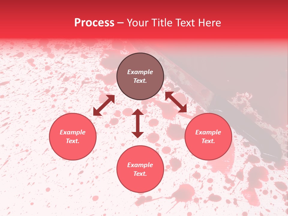 Psycho Blade Kill PowerPoint Template