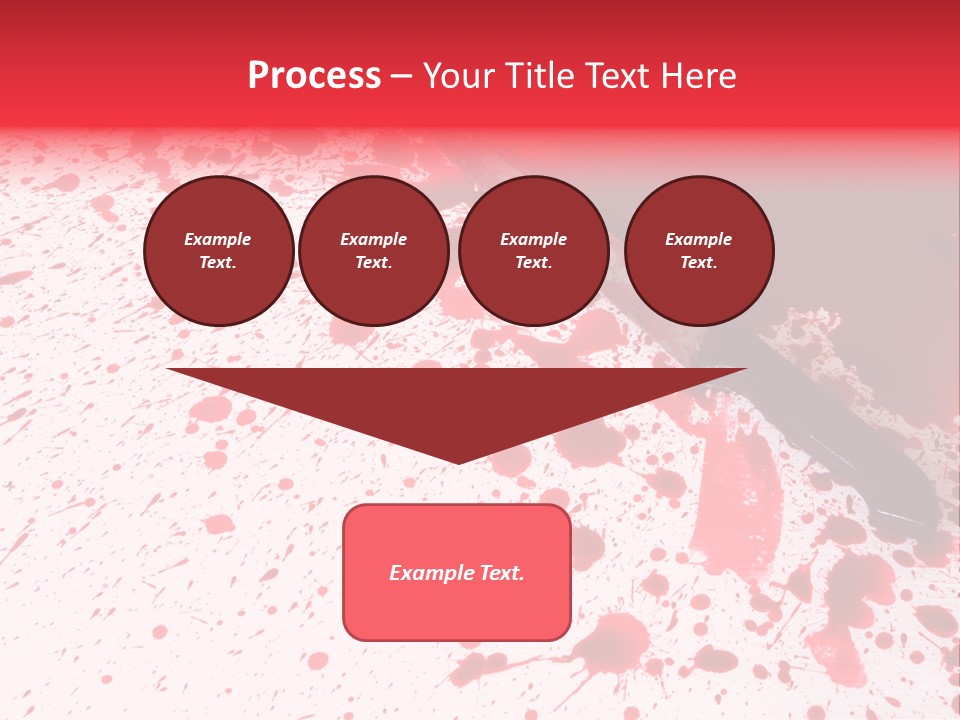 Psycho Blade Kill PowerPoint Template