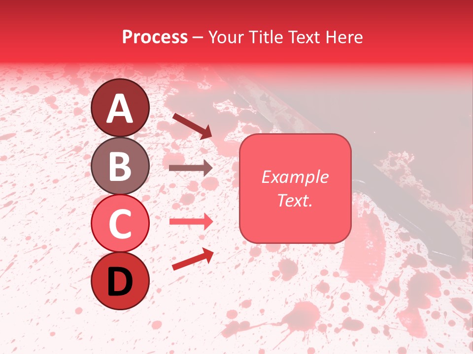 Psycho Blade Kill PowerPoint Template