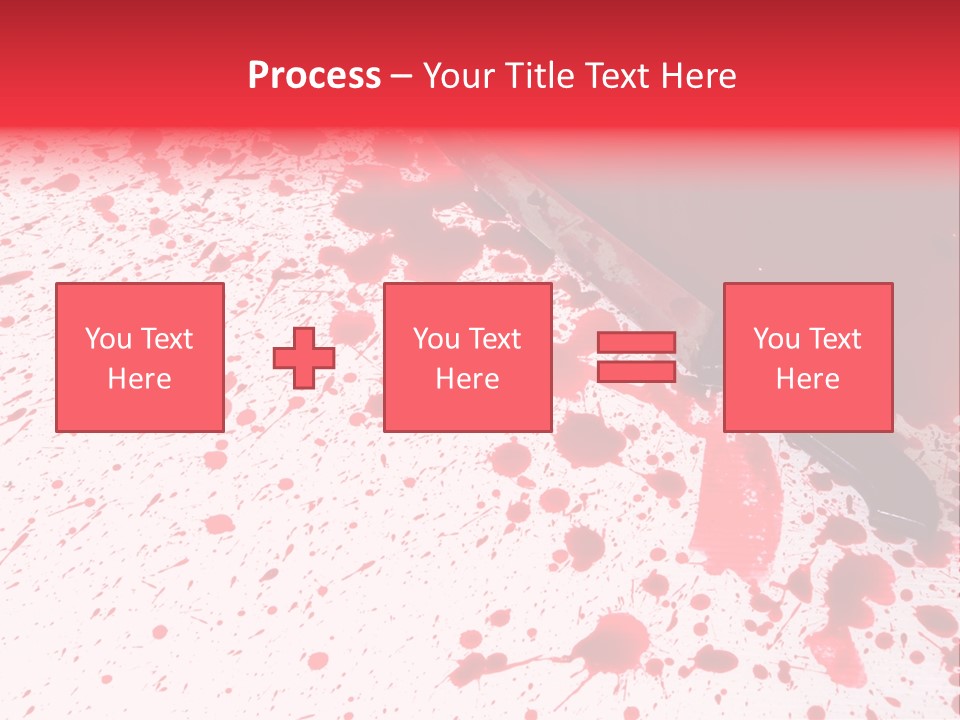Psycho Blade Kill PowerPoint Template