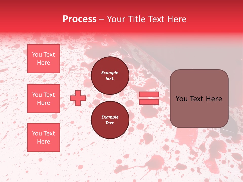 Psycho Blade Kill PowerPoint Template