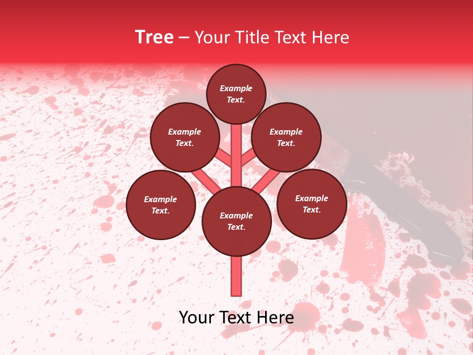 Psycho Blade Kill PowerPoint Template