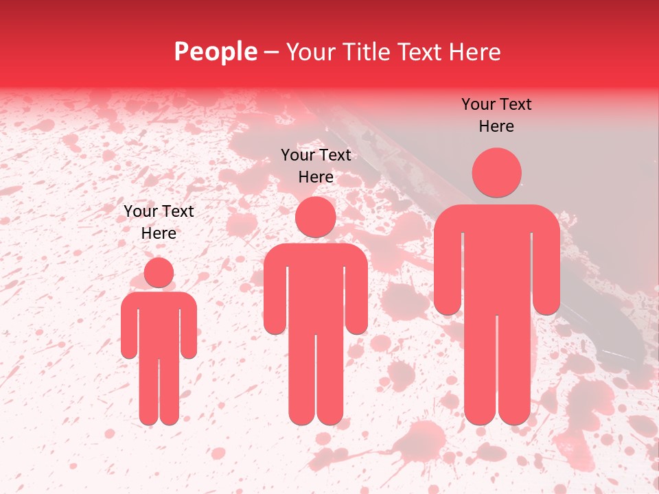 Psycho Blade Kill PowerPoint Template