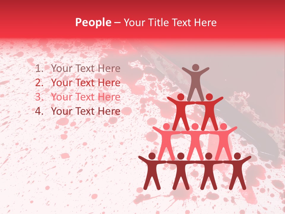 Psycho Blade Kill PowerPoint Template