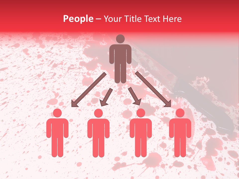 Psycho Blade Kill PowerPoint Template