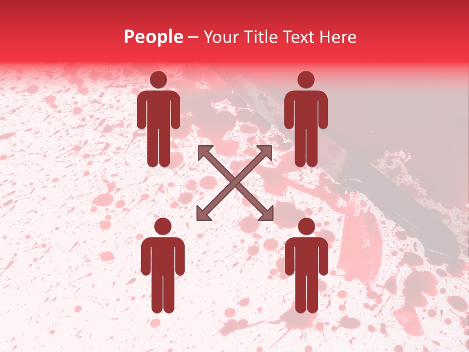 Psycho Blade Kill PowerPoint Template