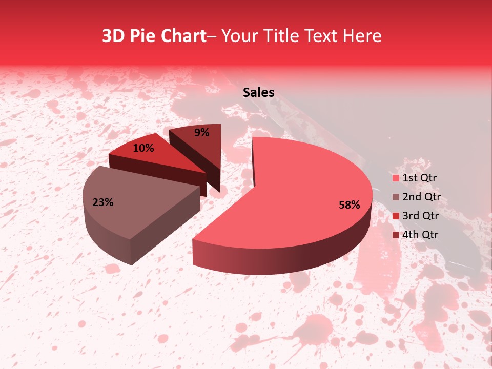 Psycho Blade Kill PowerPoint Template