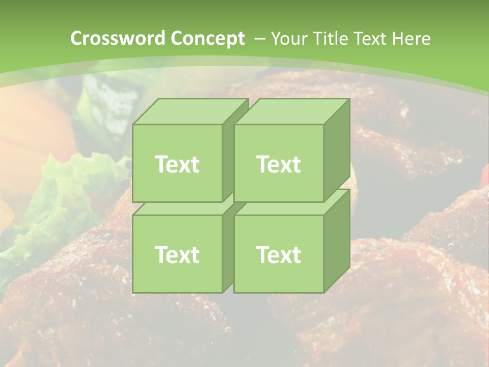 Dinner Chicken Dressing PowerPoint Template