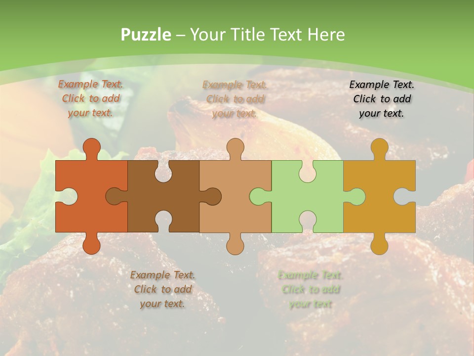 Dinner Chicken Dressing PowerPoint Template