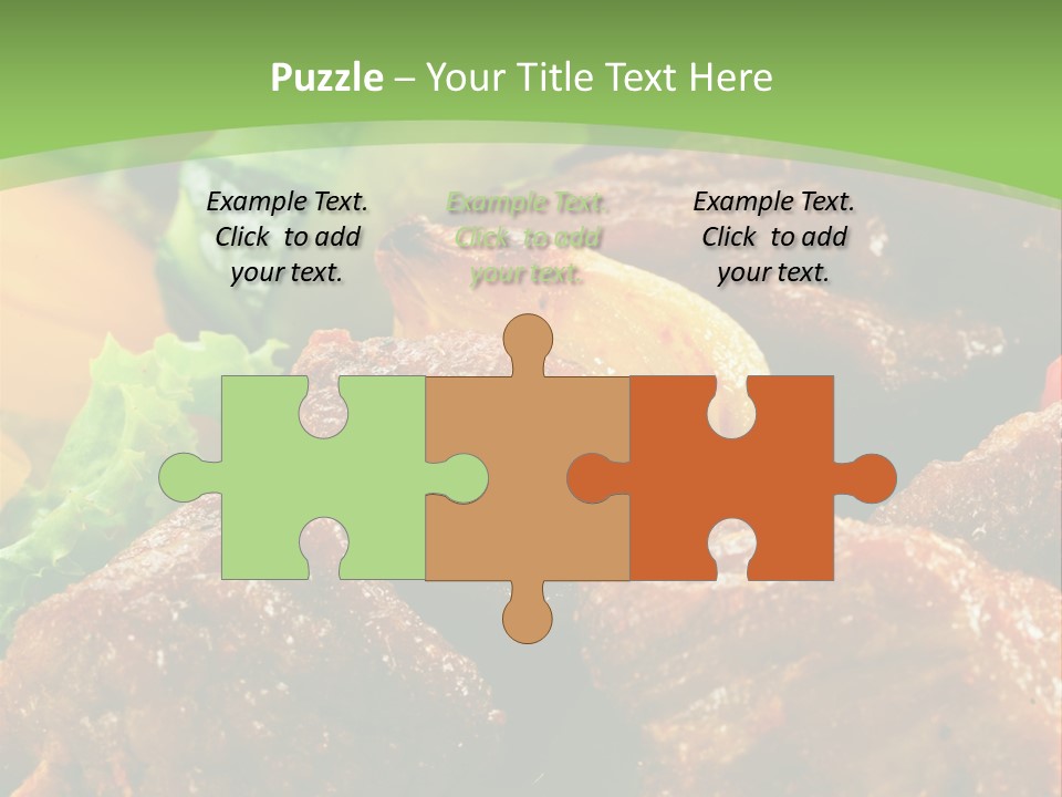 Dinner Chicken Dressing PowerPoint Template