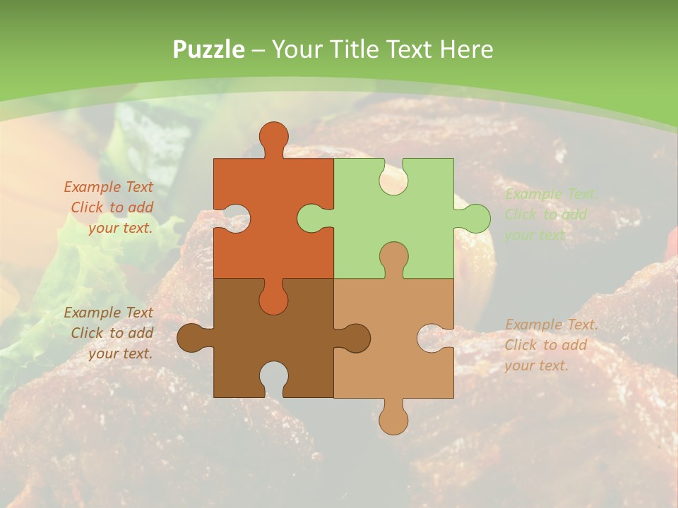 Dinner Chicken Dressing PowerPoint Template