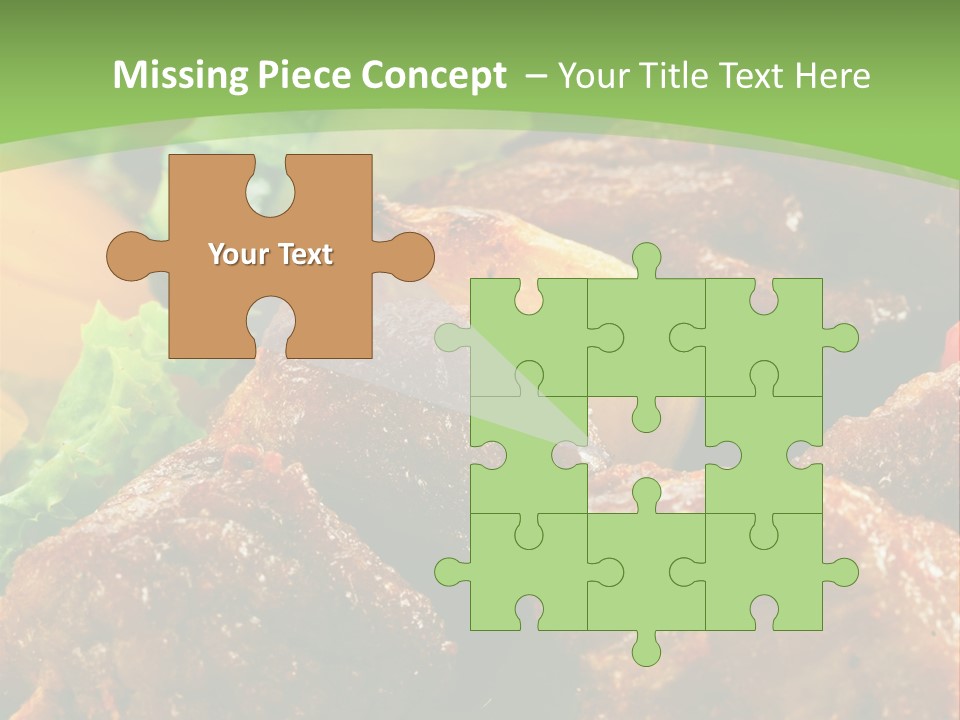 Dinner Chicken Dressing PowerPoint Template