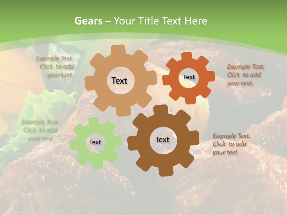 Dinner Chicken Dressing PowerPoint Template