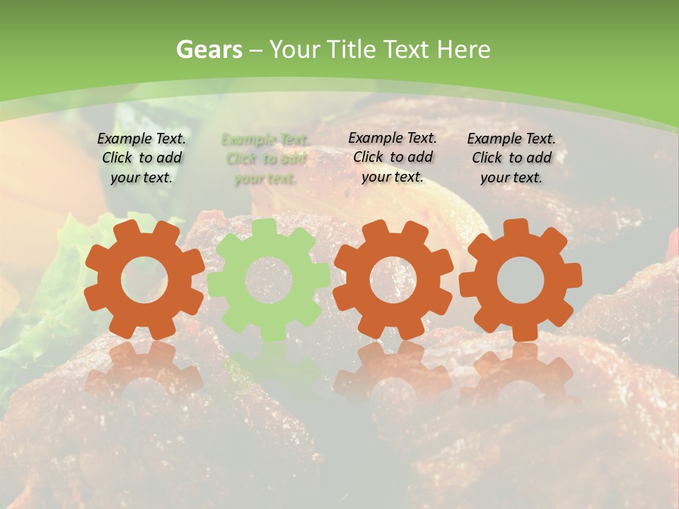 Dinner Chicken Dressing PowerPoint Template