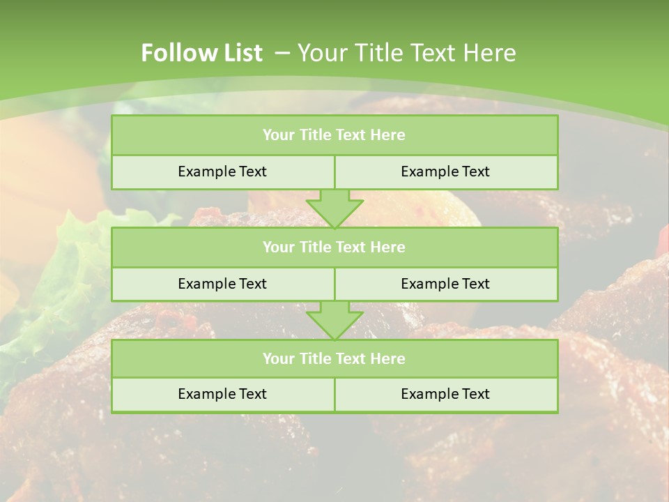 Dinner Chicken Dressing PowerPoint Template