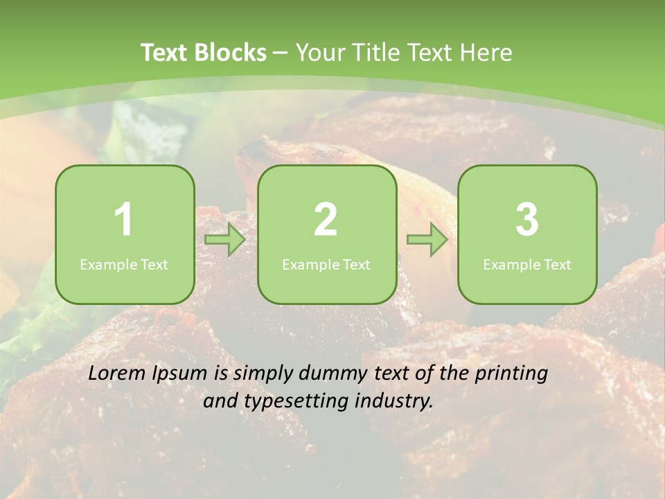 Dinner Chicken Dressing PowerPoint Template