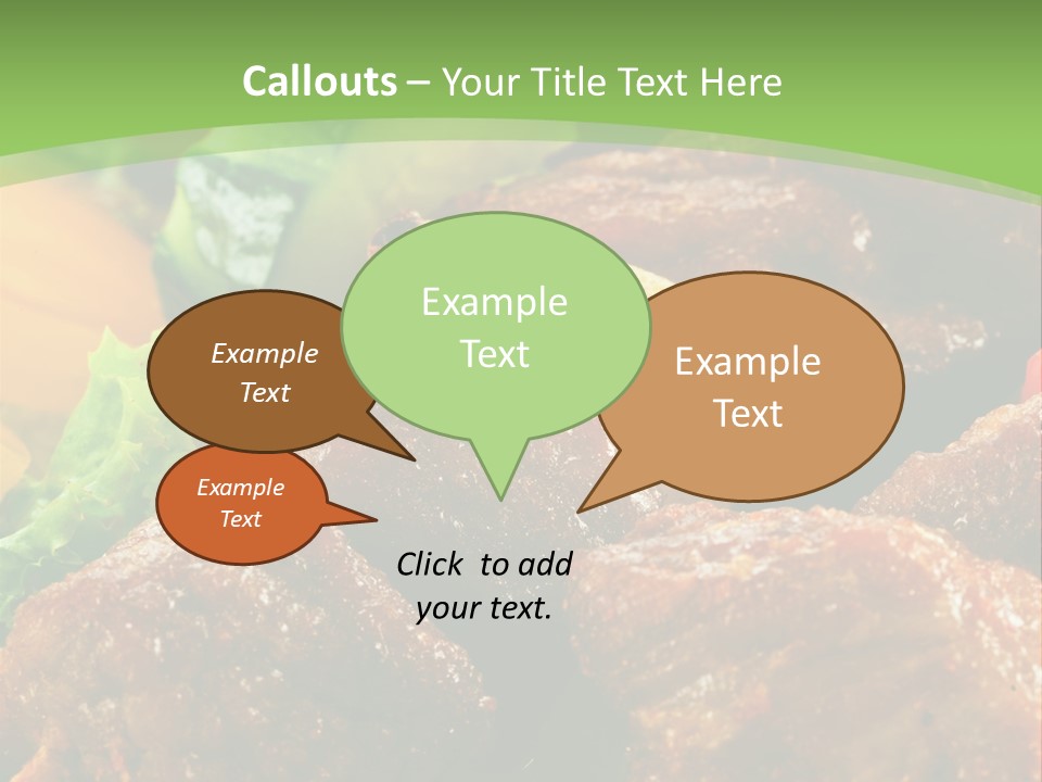 Dinner Chicken Dressing PowerPoint Template