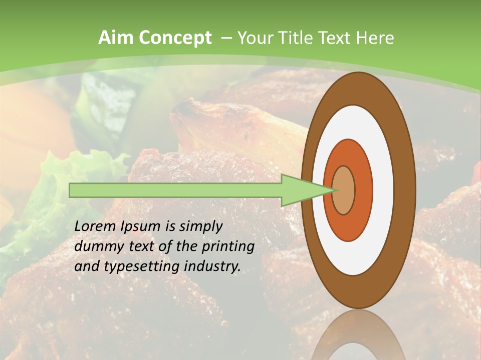 Dinner Chicken Dressing PowerPoint Template