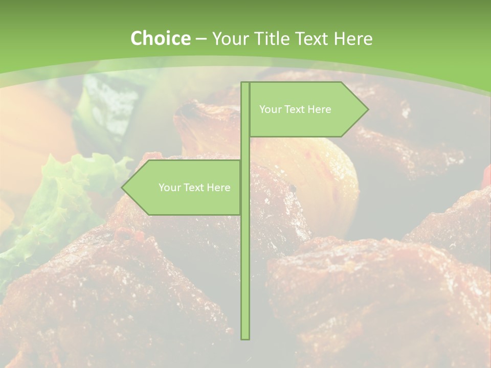 Dinner Chicken Dressing PowerPoint Template