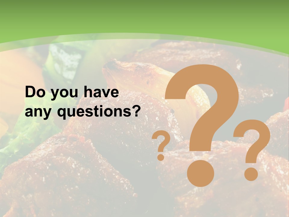 Dinner Chicken Dressing PowerPoint Template