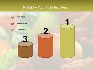 Fast Grilled Dish PowerPoint Template