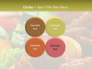 Fast Grilled Dish PowerPoint Template