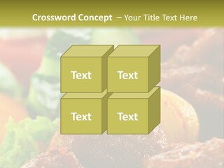 Fast Grilled Dish PowerPoint Template