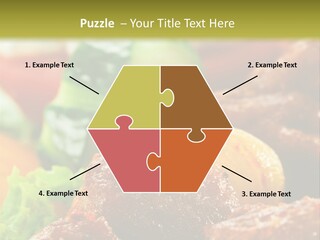 Fast Grilled Dish PowerPoint Template