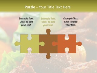 Fast Grilled Dish PowerPoint Template