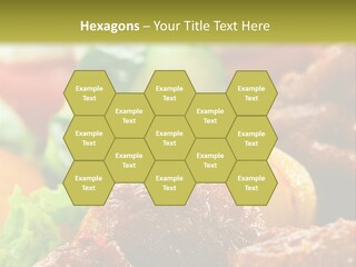 Fast Grilled Dish PowerPoint Template