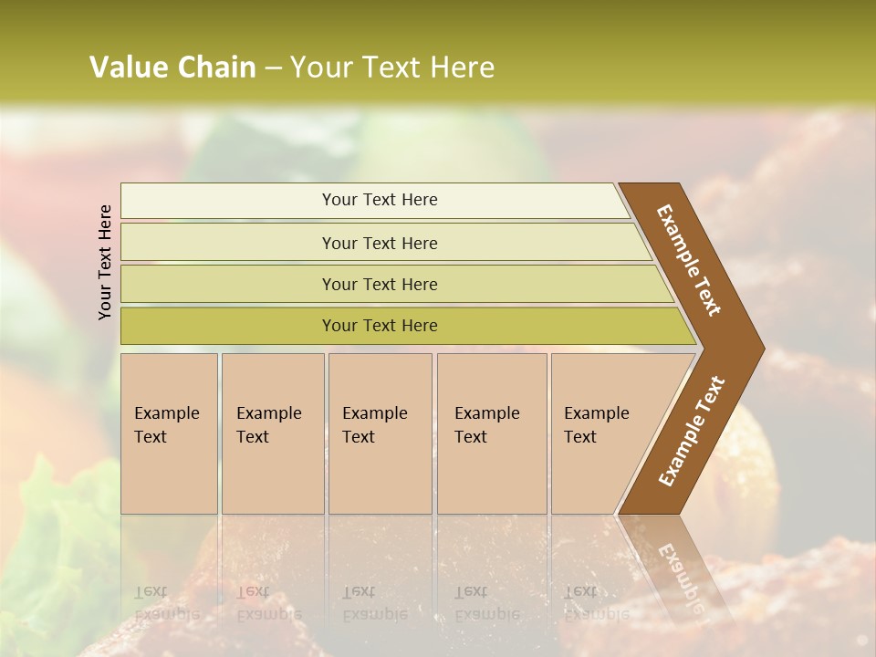 Fast Grilled Dish PowerPoint Template