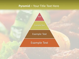 Fast Grilled Dish PowerPoint Template