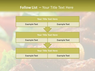 Fast Grilled Dish PowerPoint Template