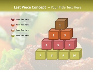 Fast Grilled Dish PowerPoint Template