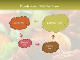 Fast Grilled Dish PowerPoint Template