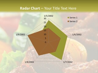 Fast Grilled Dish PowerPoint Template