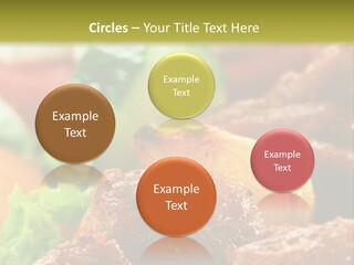 Fast Grilled Dish PowerPoint Template
