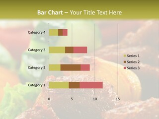 Fast Grilled Dish PowerPoint Template