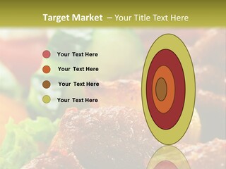 Fast Grilled Dish PowerPoint Template