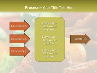 Fast Grilled Dish PowerPoint Template