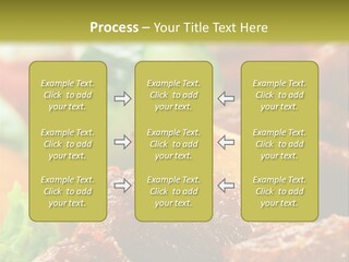 Fast Grilled Dish PowerPoint Template