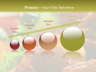 Fast Grilled Dish PowerPoint Template