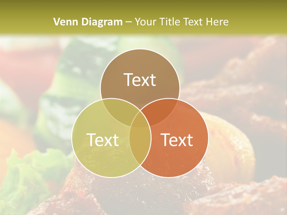 Fast Grilled Dish PowerPoint Template