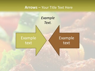 Fast Grilled Dish PowerPoint Template