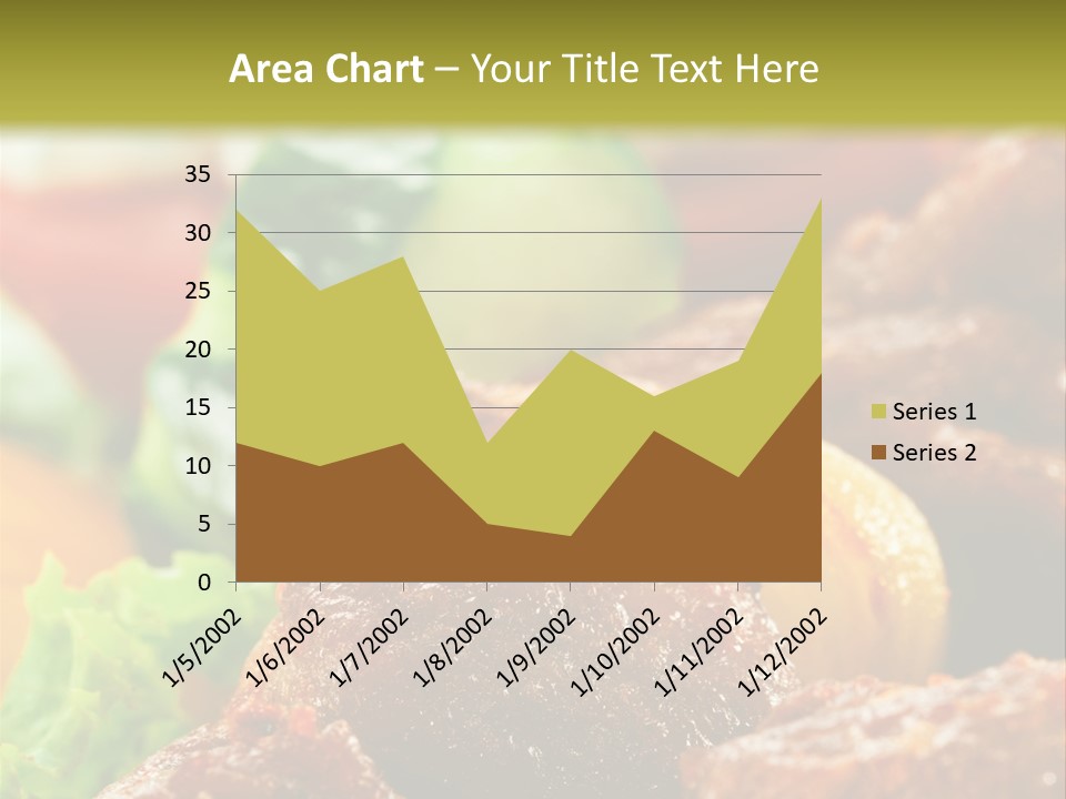 Fast Grilled Dish PowerPoint Template