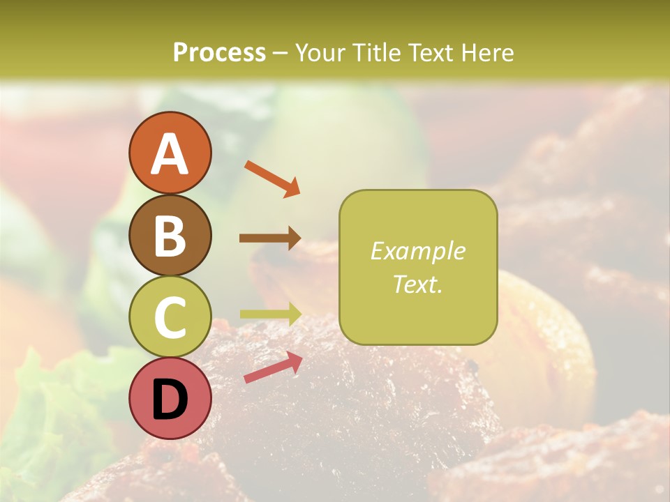 Fast Grilled Dish PowerPoint Template