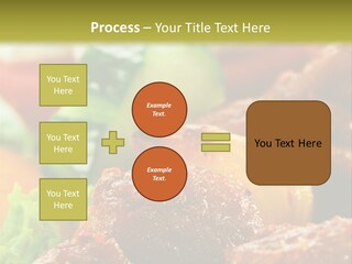 Fast Grilled Dish PowerPoint Template